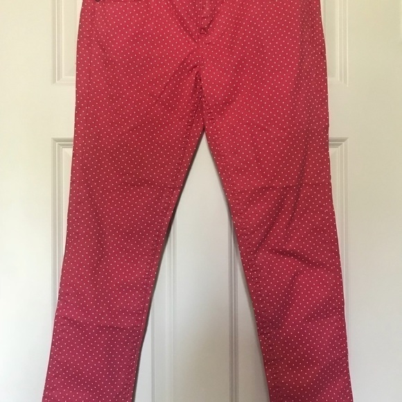 Coral Jeans Swiss Dot Ankle Jeans New NWT Cropped pants - Picture 4 of 8